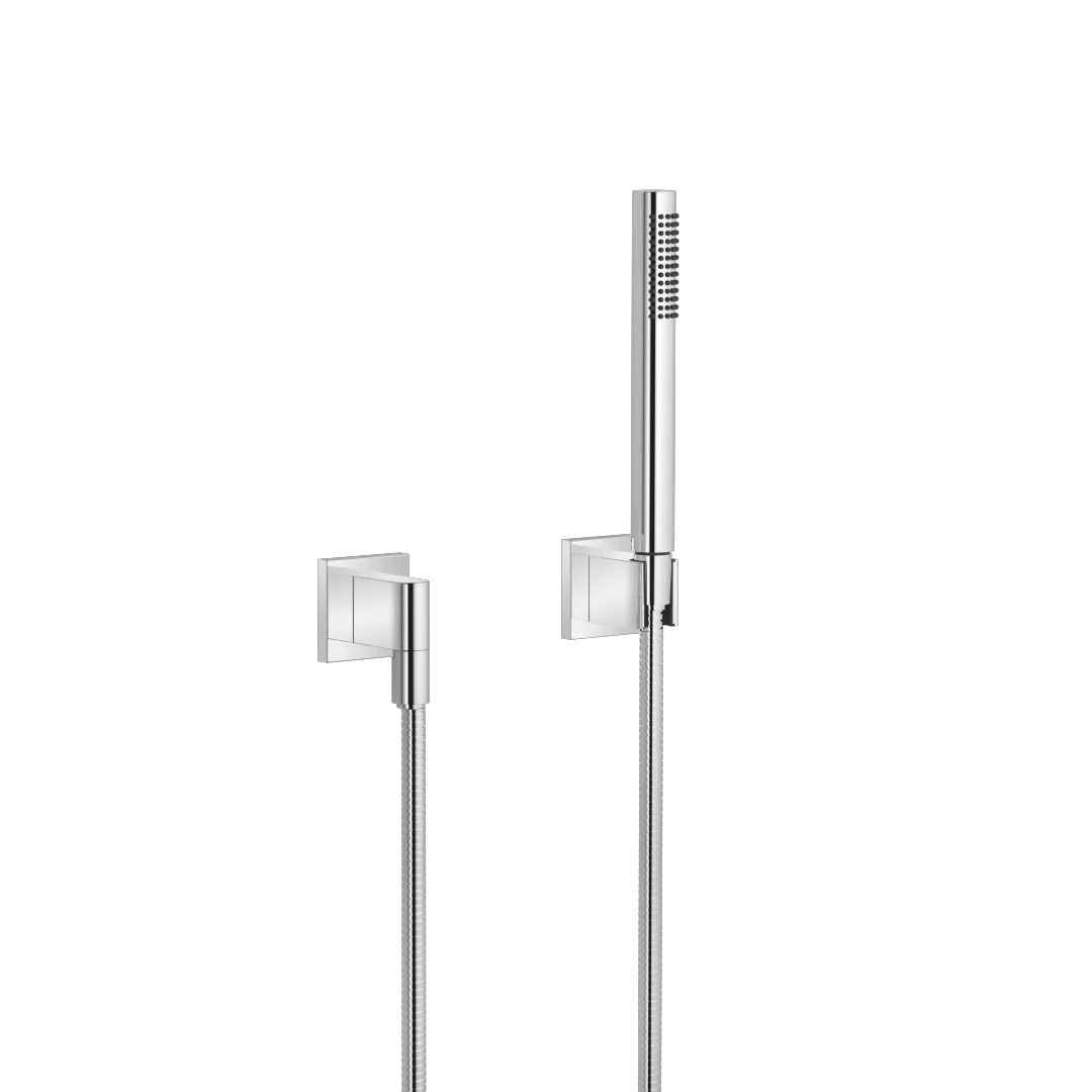 Dornbracht Schlauchbrausegarnitur SERIENSPEZIFISCH Chrom, Durchfluss max. 15 l/min, Funktion ab 5 l/min, Antikalk-System, Metallbrauseschlauch 1250 mm mit Verdrehschutz Dornbracht Schlauchbrausegarnitur SERIENSPEZIFISCH Chrom, Durchfluss max. 15 l/min, Funktion ab 5 l/min, Antikalk-System, Metallbrauseschlauch 1250 mm mit Verdrehschutz