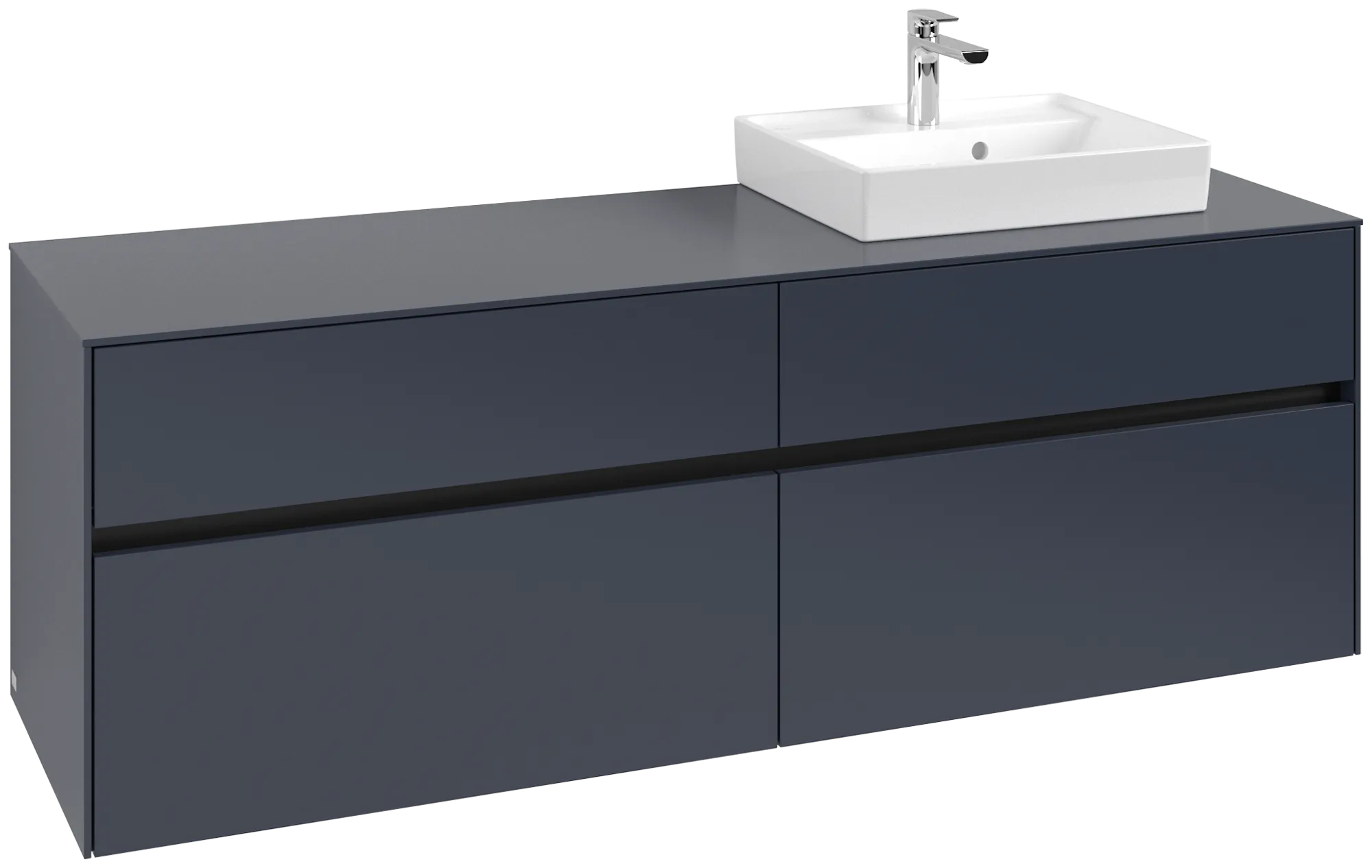 Villeroy & Boch Collaro Waschbeckenunterschrank C07900 1600x548x500mm Marine Blue