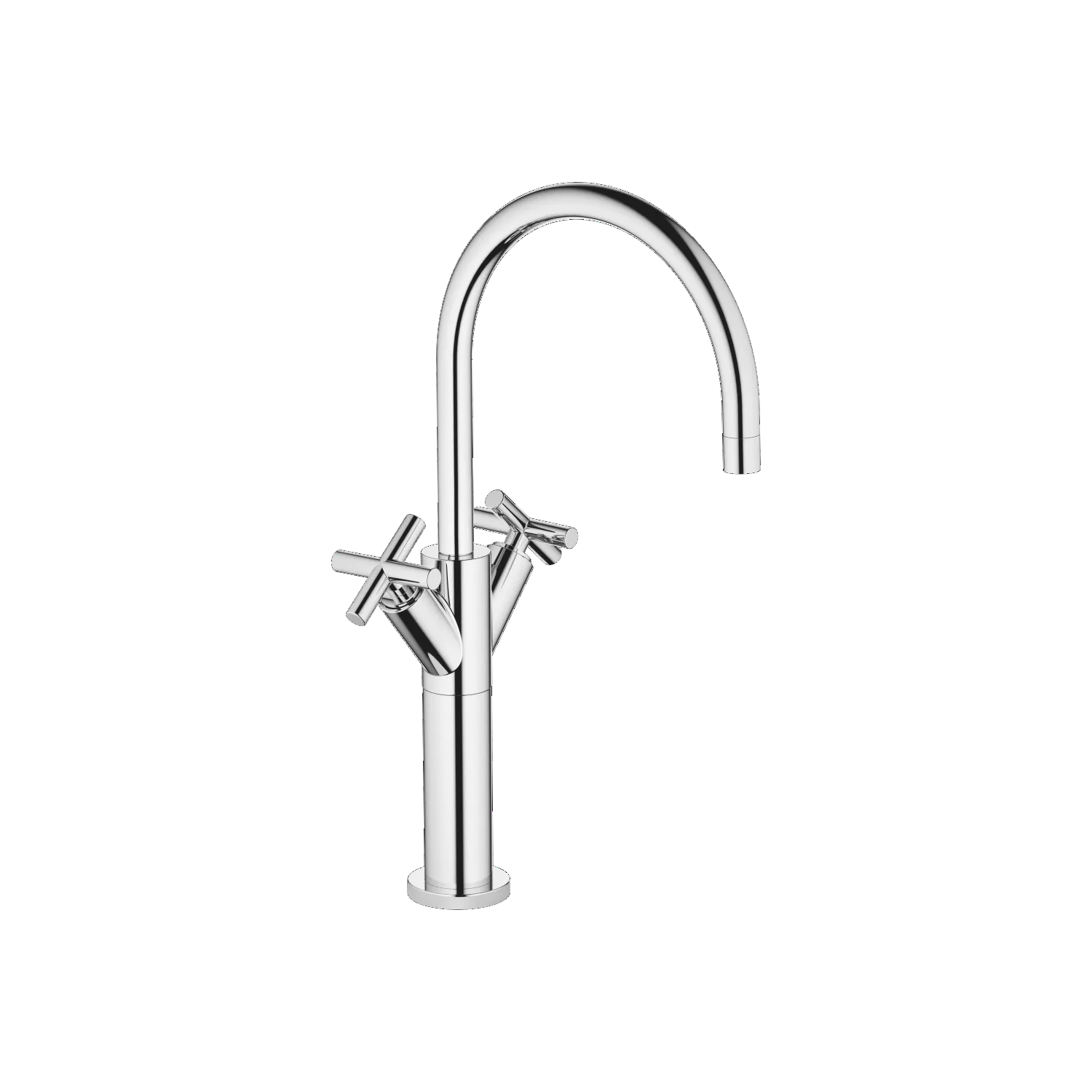 Dornbracht Tara Waschtisch-Einlochbatterie mit erhöhtem Standfuß Chrom Dornbracht Tara Waschtisch-Einlochbatterie mit erhöhtem Standfuß Chrom