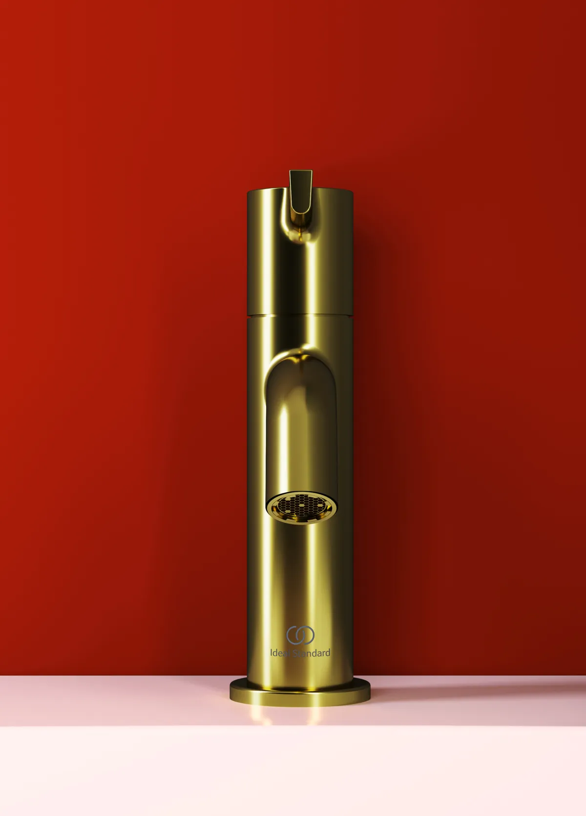 Standventil Joy Ausladung 100mm Brushed Gold Standventil Joy Ausladung 100mm Brushed Gold