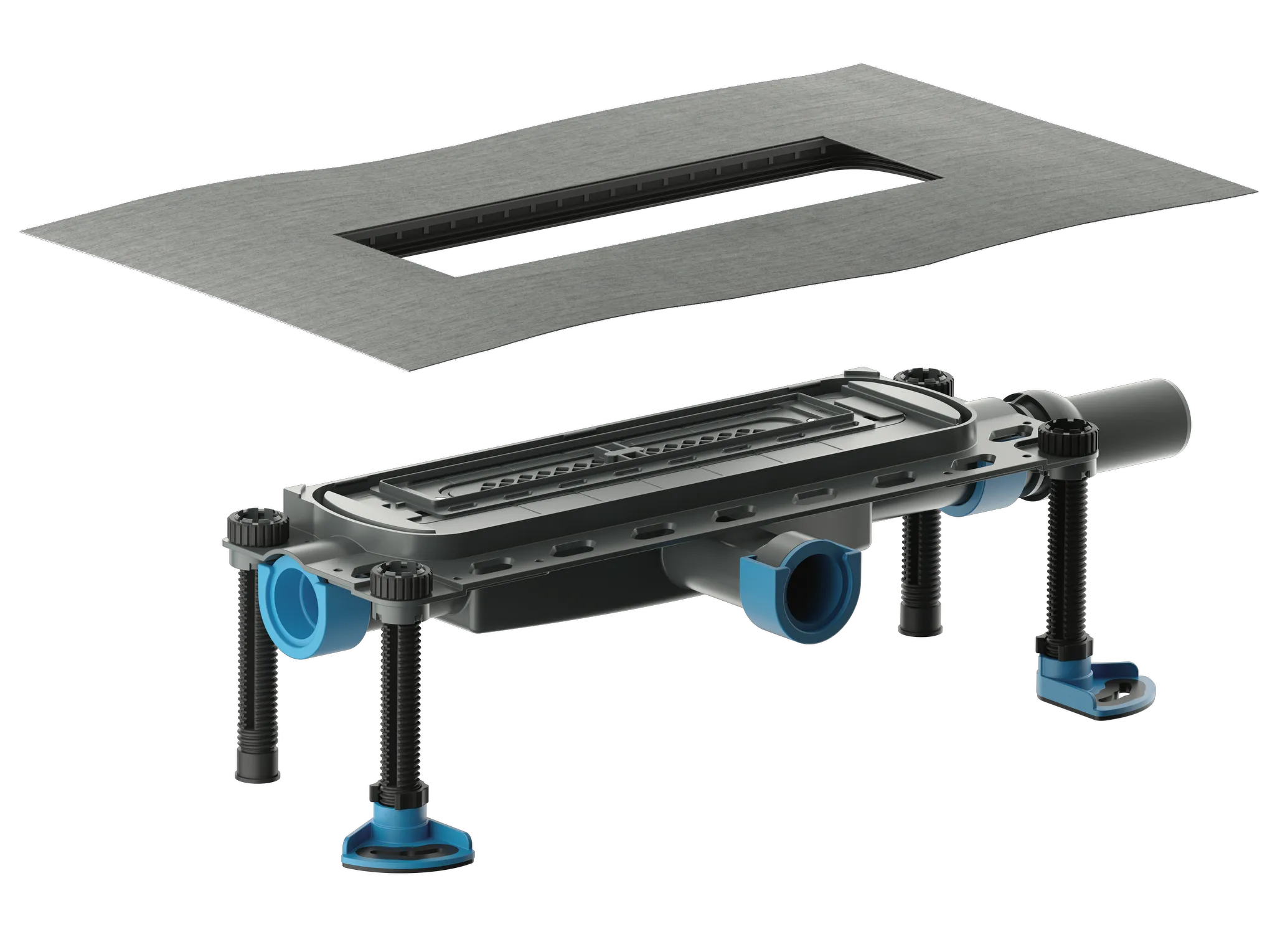 Ablaufgehäuse DallFlex 2.0 Plan, DN 40 Ablaufgehäuse DallFlex 2.0 Plan, DN 40