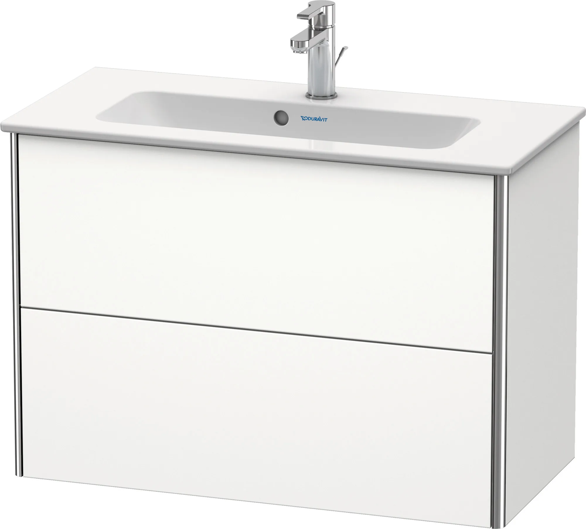 Duravit Waschtischunterschrank wandhängend „XSquare“ 81 × 56 × 38,8 cm Weiß Supermatt Duravit Waschtischunterschrank wandhängend „XSquare“ 81 × 56 × 38,8 cm Weiß Supermatt