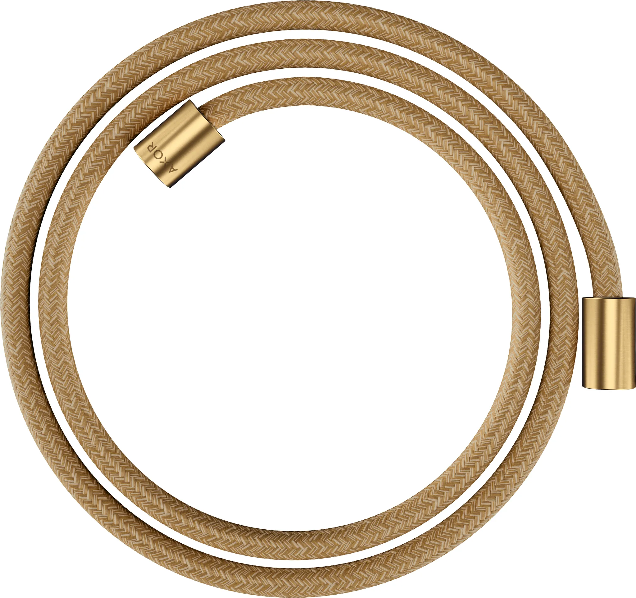 AXOR ShowerSolutions Textilbrauseschlauch 1,60 m mit zylindrischen Muttern Chrom