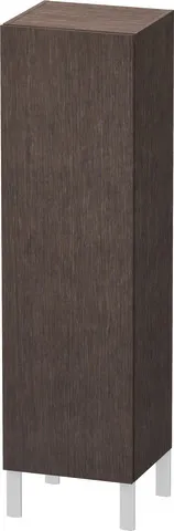 Duravit Halbhochschrank „L-Cube“ 25 × 90,1 × 20 cm Eiche Dunkel gebürstet