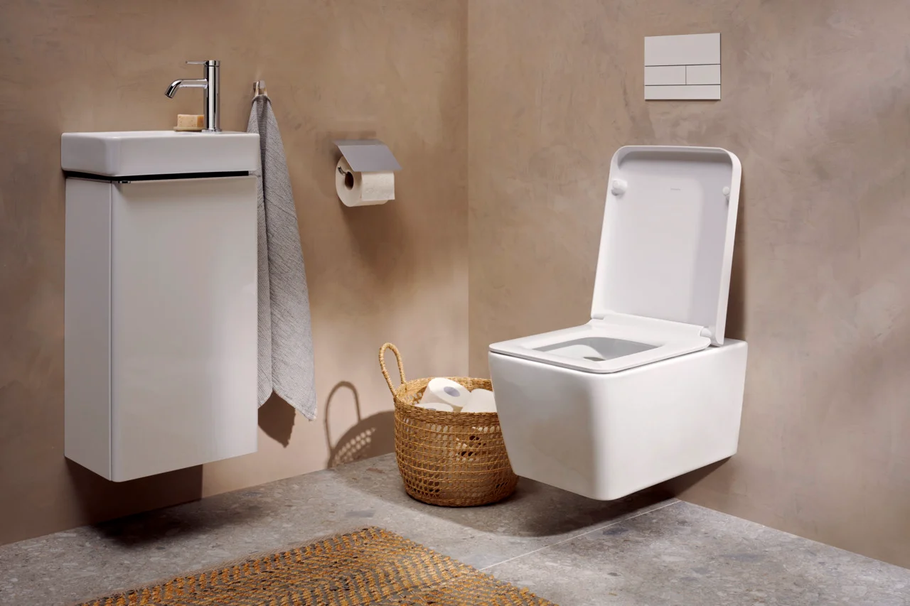 Hansgrohe Xelu Q Handwaschbecken, weiß, 360x250 mm, wandhängend, mit Ablage rechts, SmartClean, ohne Überlauf Hansgrohe Xelu Q Handwaschbecken, weiß, 360x250 mm, wandhängend, mit Ablage rechts, SmartClean, ohne Überlauf
