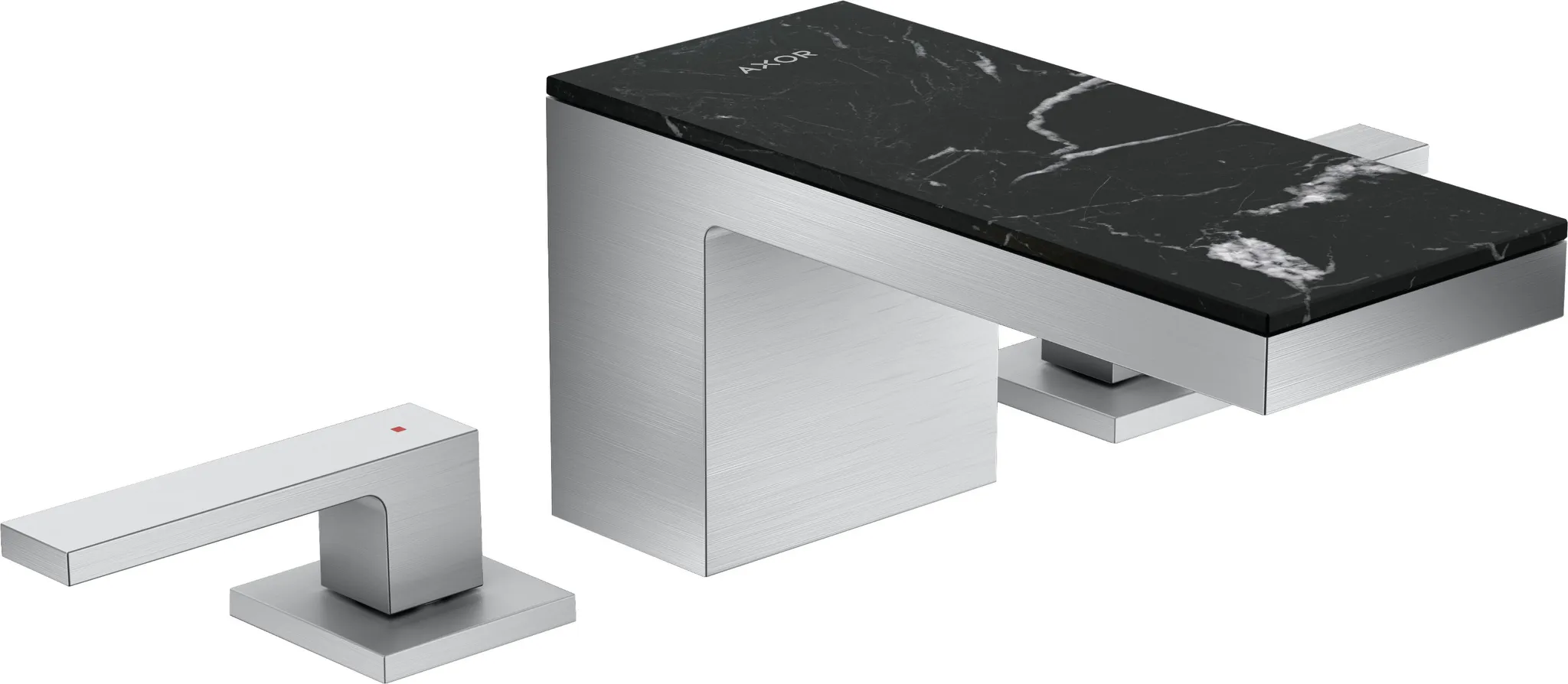 Hansgrohe AXOR MyEdition Mischer Platte 200 Marmor Nero Marquina Hansgrohe AXOR MyEdition Mischer Platte 200 Marmor Nero Marquina