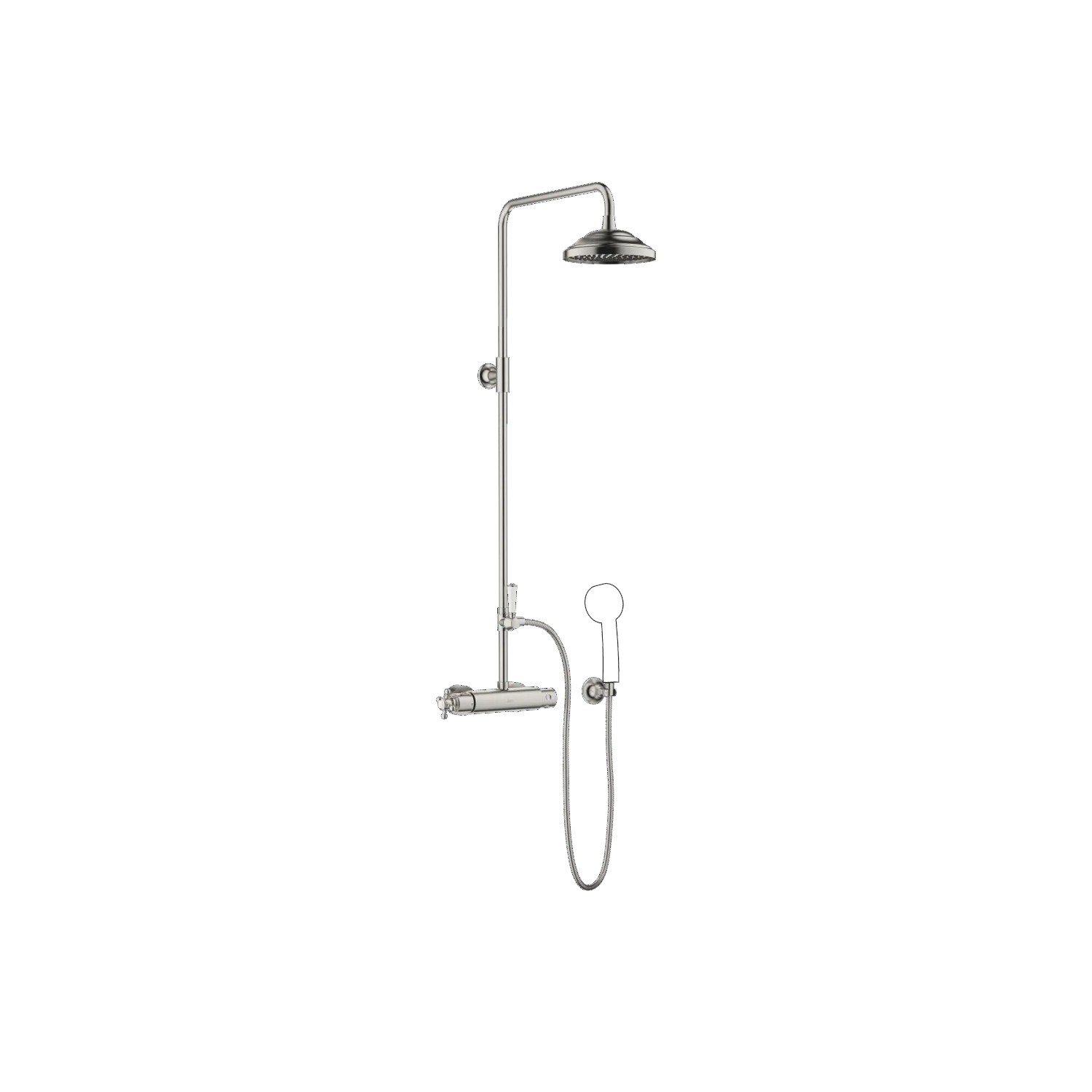 Shower Pipe mit Brause-Thermostat ohne Handbrause FlowReduce MADISON Chrom 34458360