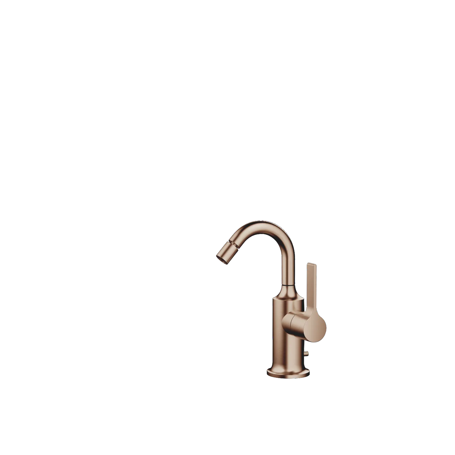 Dornbracht Bidet-Einhandbatterie VAIA Bronze gebürstet, Ausladung 104 mm, Armaturenhöhe 218 mm, Bohrungsdurchmesser 35 mm