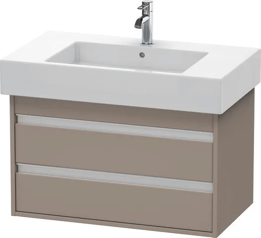 Duravit Waschtischunterschrank wandhängend „Ketho“ 80 × 48 × 45,5 cm Basalt Matt Duravit Waschtischunterschrank wandhängend „Ketho“ 80 × 48 × 45,5 cm Basalt Matt