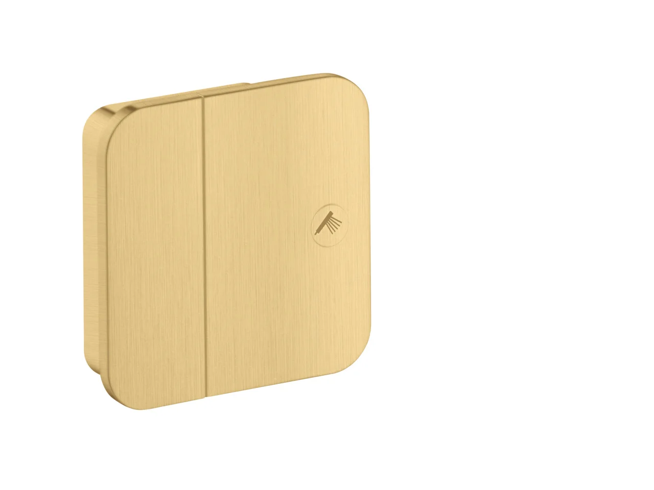 Hansgrohe AXOR One Absperrventil Unterputz Brushed Gold Optic, DN15, Metall Hansgrohe AXOR One Absperrventil Unterputz Brushed Gold Optic, DN15, Metall