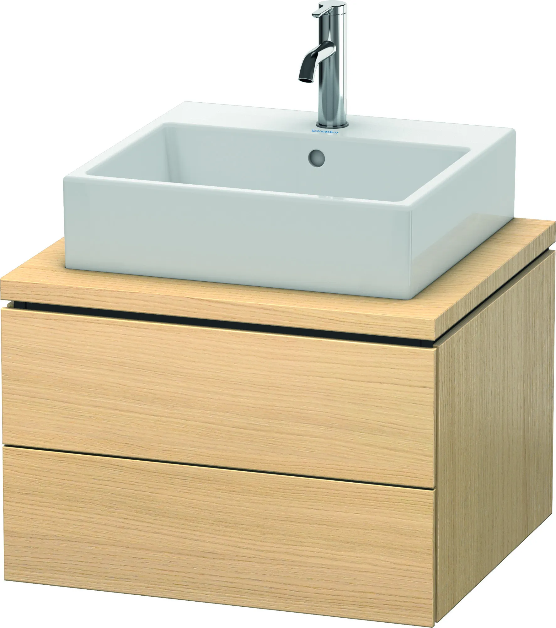 Duravit Waschtischunterschrank wandhängend „L-Cube“ 62 × 40 × 54,7 cm Mediterrane Eiche Duravit Waschtischunterschrank wandhängend „L-Cube“ 62 × 40 × 54,7 cm Mediterrane Eiche