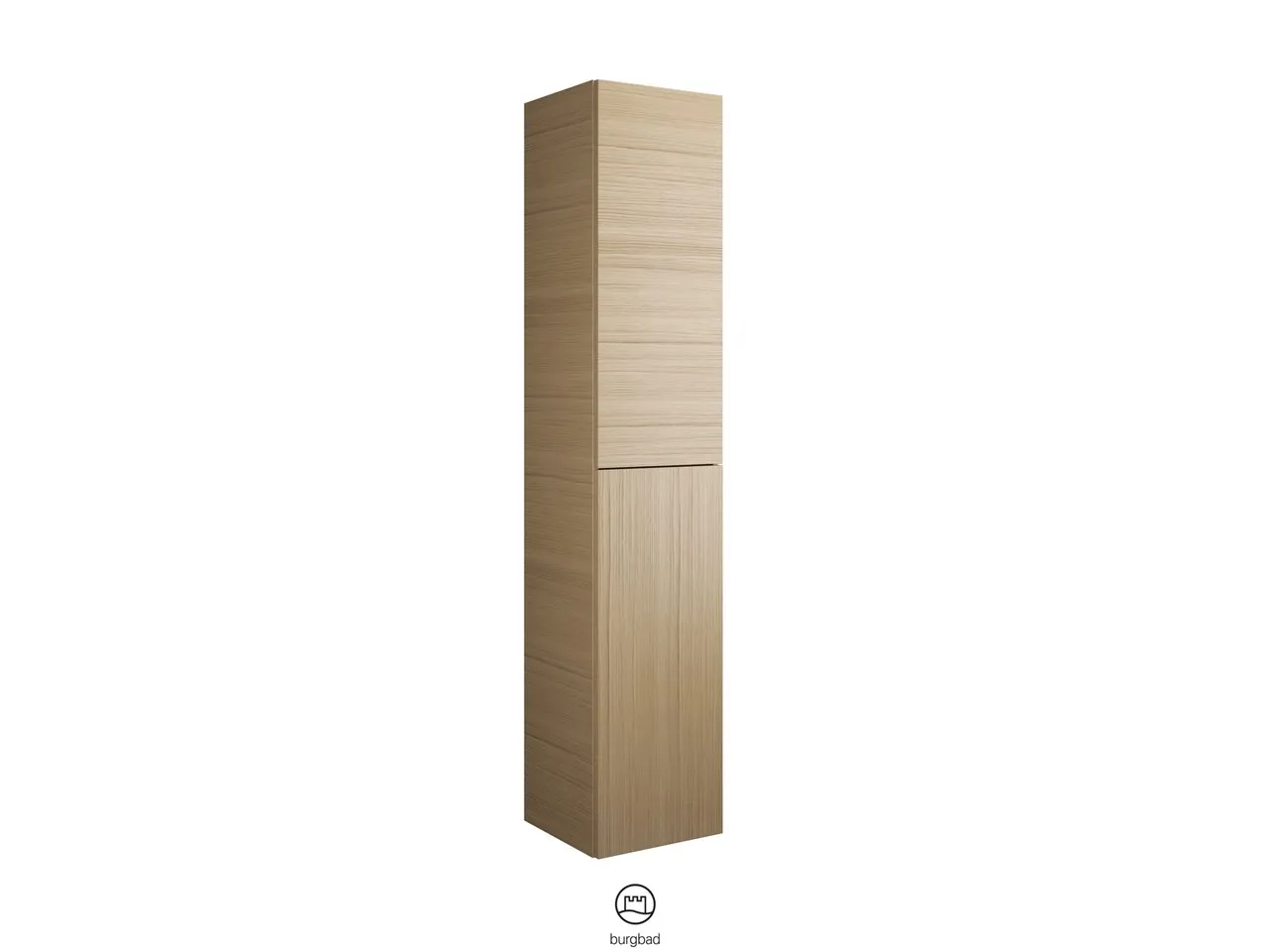 Hochschrank, 2 Türen mit Tip-On-Technik;2 Innenschubladen;4 Einlegeböden;1 fester Boden, Tiefe: 350 mm, Breite: 350 mm, Höhe: 1760 mm