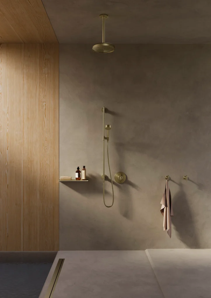 Hansgrohe AXOR Drain Fertigset Duschrinne 1200 mm Brushed Brass