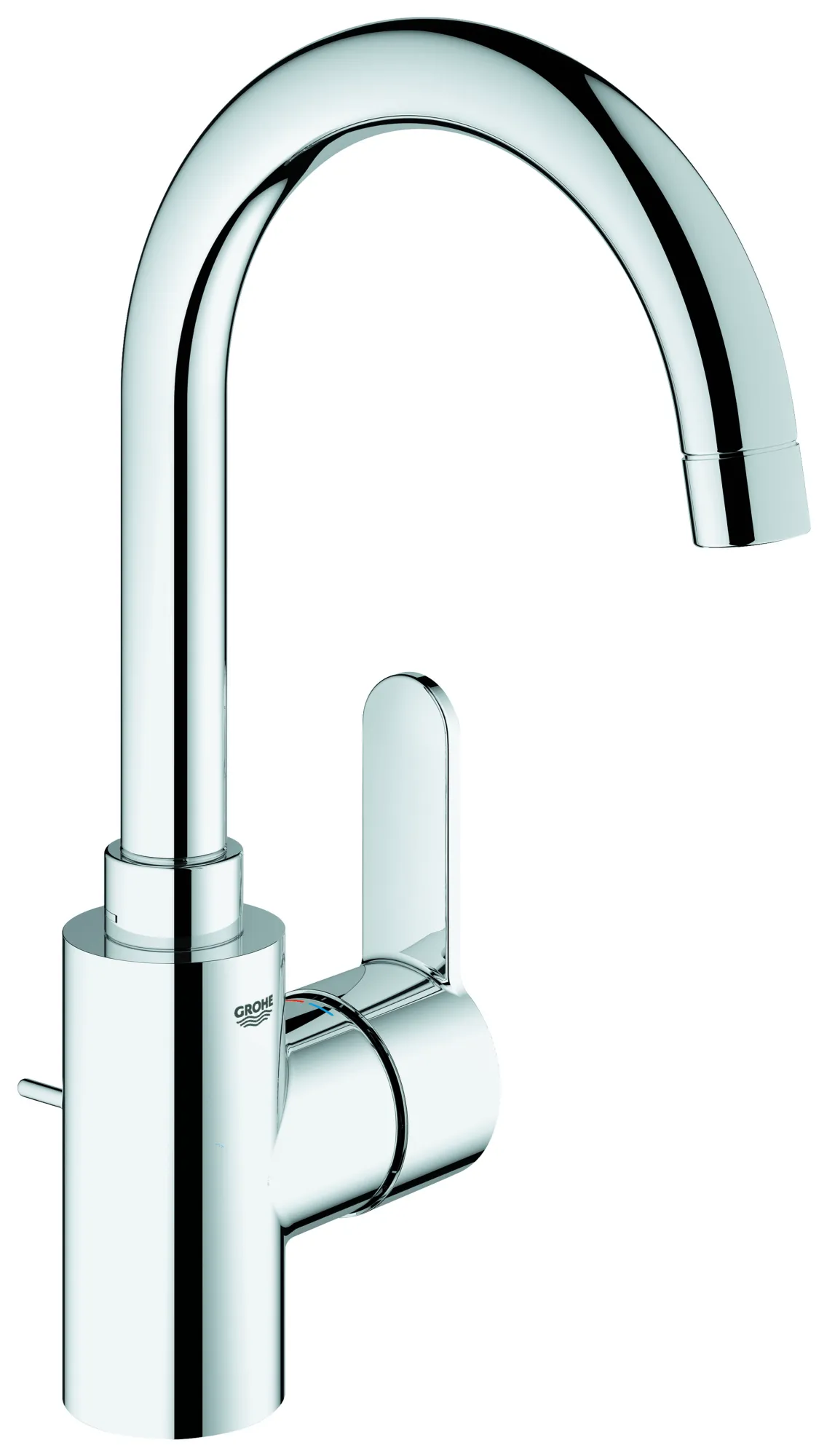 Einhand-Waschtischbatterie Eurostyle Cosmopolitan 23043_3, L-Size, Einlochmontage, getrennte innenliegende Wasserwege – kein Kontakt mit Blei oder Nickel, Zugstangen-Ablaufgarnitur 1 1/4″, chrom Einhand-Waschtischbatterie Eurostyle Cosmopolitan 23043_3, L-Size, Einlochmontage, getrennte innenliegende Wasserwege – kein Kontakt mit Blei oder Nickel, Zugstangen-Ablaufgarnitur 1 1/4″, chrom