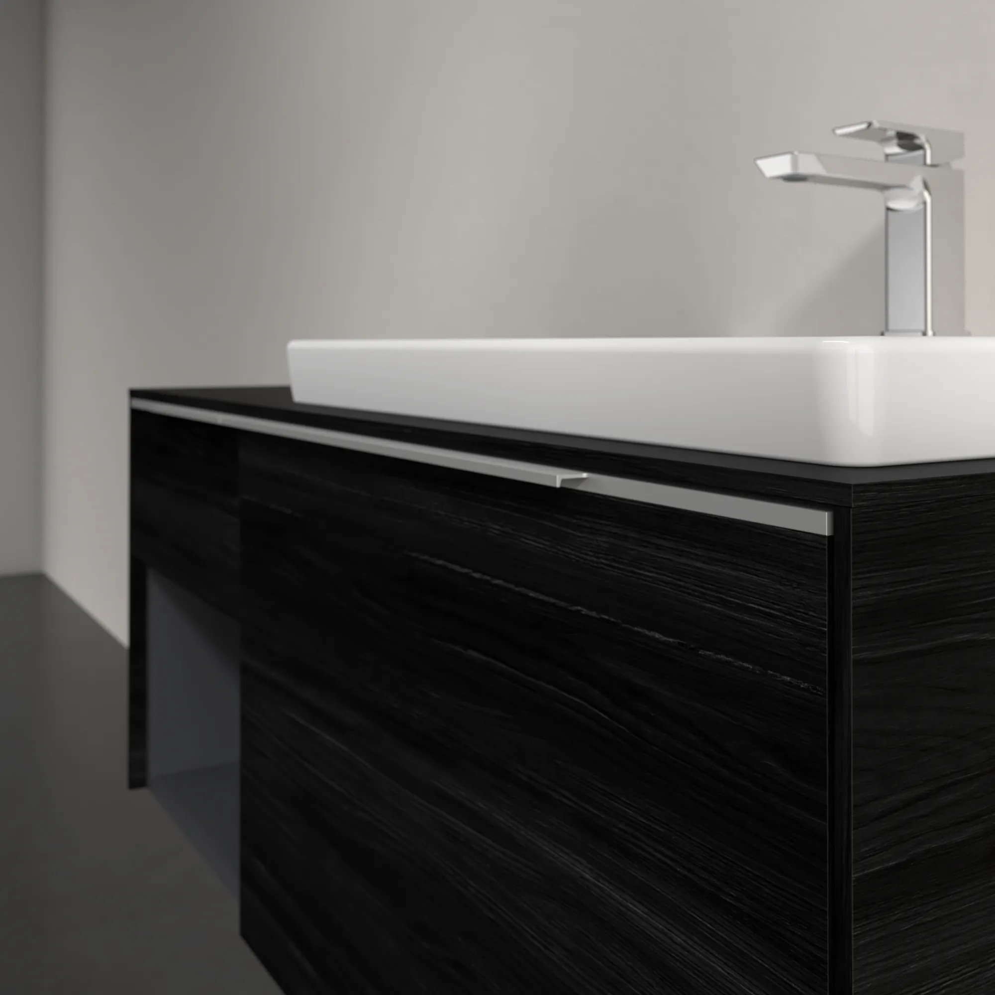 Villeroy & Boch Subway 3.0 Waschbeckenunterschrank Black Oak, 1001x423x516mm Villeroy & Boch Subway 3.0 Waschbeckenunterschrank Black Oak, 1001x423x516mm