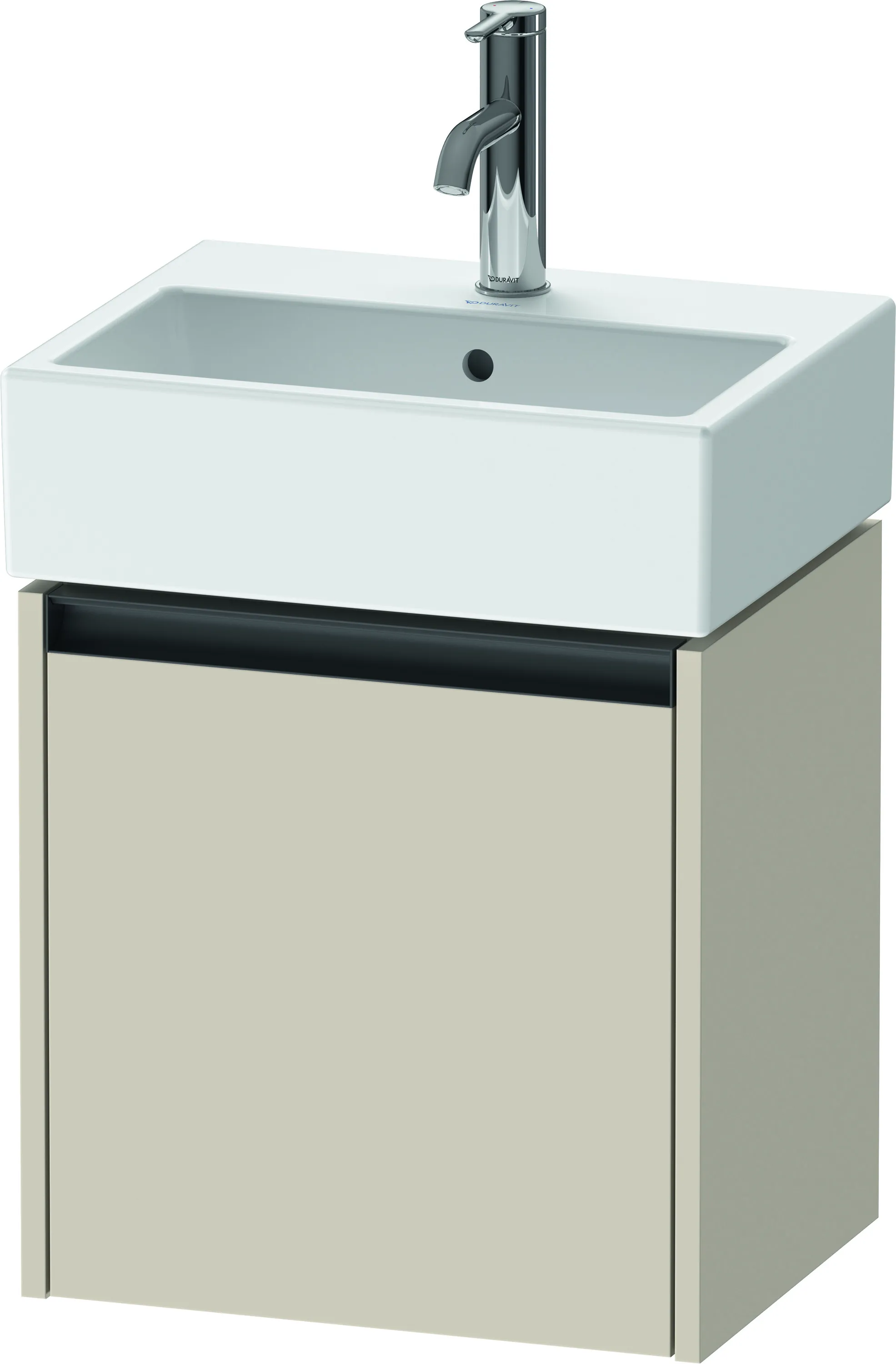 Duravit Waschtischunterschrank wandhängend „Ketho.2“ 43,4 × 44 × 33,8 cm in Taupe Supermatt Duravit Waschtischunterschrank wandhängend „Ketho.2“ 43,4 × 44 × 33,8 cm in Taupe Supermatt
