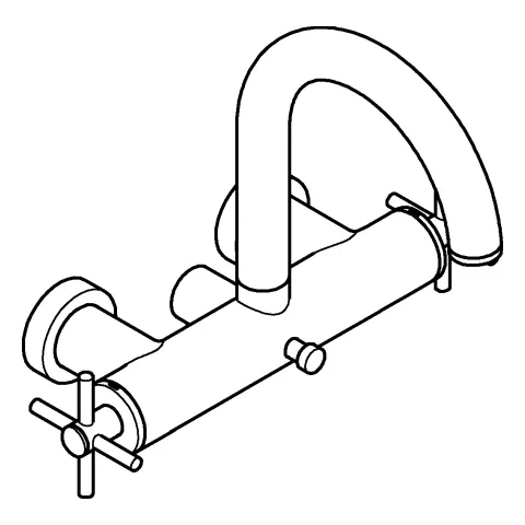 Grohe Atrio Wannenbatterie, ½ Wandmontage, Keramik-Oberteile ½, 90 Grad, Grohe Long-Life Oberfläche, automatische Umstellung: Wanne/Brause, Bogenauslauf, integrierte Rückflussverhinderer, verdeckte S-Anschlüsse, Eigensicher gegen Rückfließen, mit Kreuzgr Grohe Atrio Wannenbatterie, ½ Wandmontage, Keramik-Oberteile ½, 90 Grad, Grohe Long-Life Oberfläche, automatische Umstellung: Wanne/Brause, Bogenauslauf, integrierte Rückflussverhinderer, verdeckte S-Anschlüsse, Eigensicher gegen Rückfließen, mit Kreuzgr