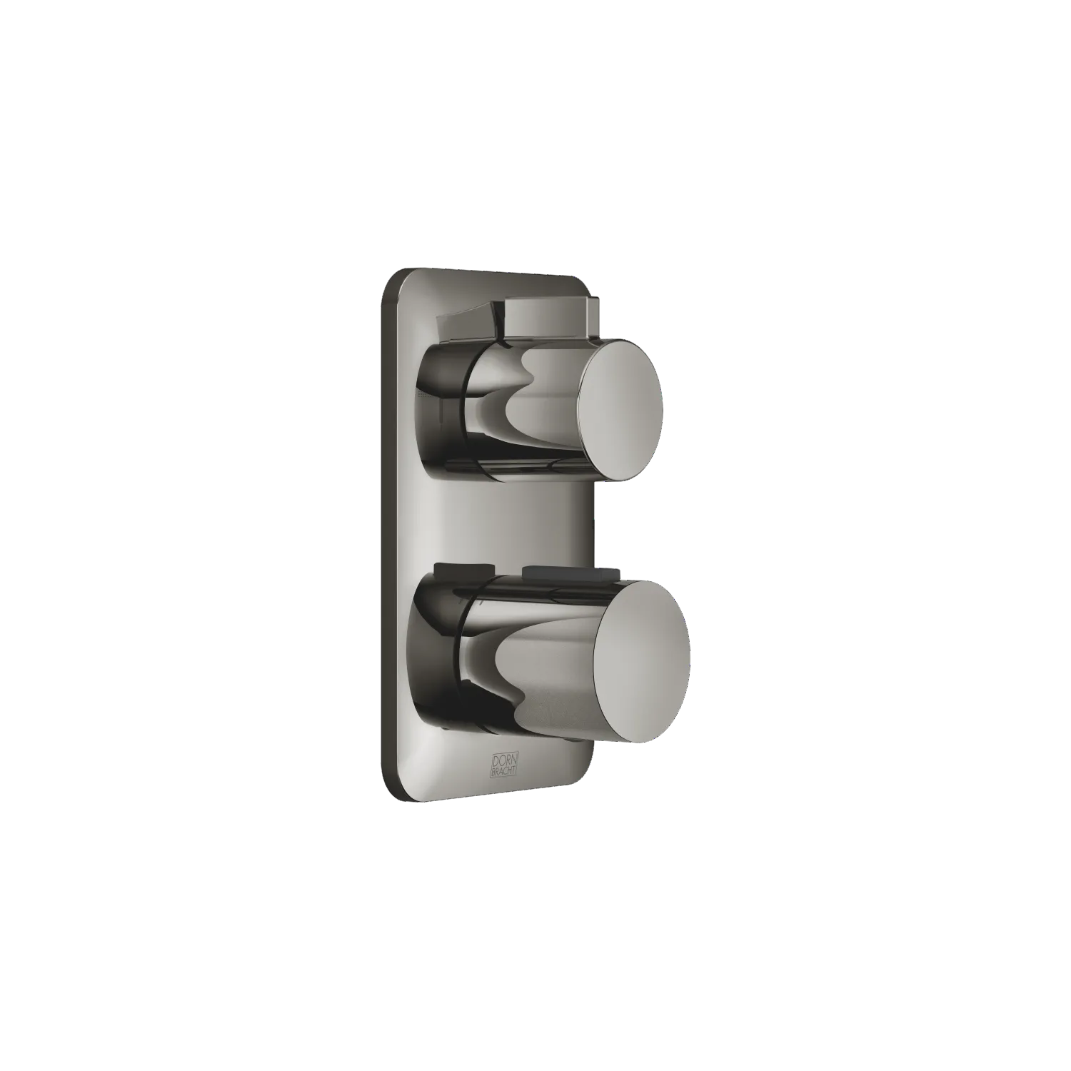 Dornbracht LISSE UP-Thermostat mit Zweiwege-Mengenregulierung - Dark Chrome, Abdeckplatte 150 x 90 mm Dornbracht LISSE UP-Thermostat mit Zweiwege-Mengenregulierung - Dark Chrome, Abdeckplatte 150 x 90 mm