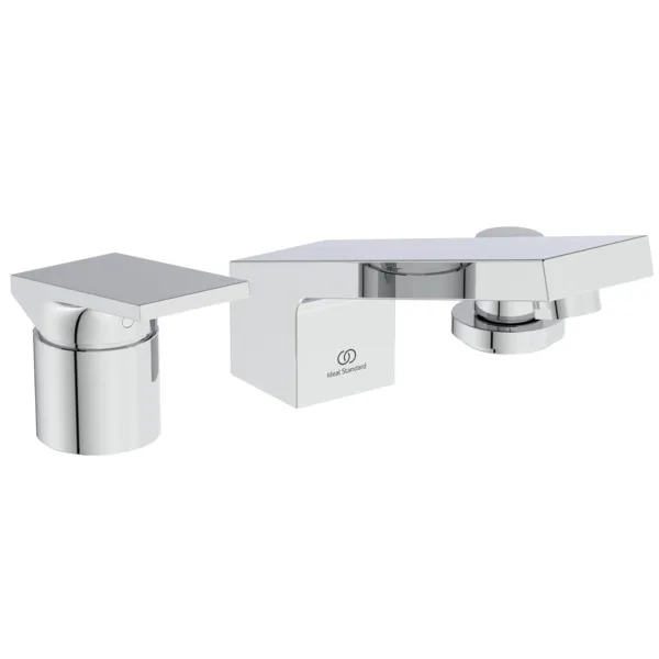 4-Loch-Badearmatur Extra mit Handbrause mit Wanneneinlauf Brushed Gold 4-Loch-Badearmatur Extra mit Handbrause mit Wanneneinlauf Brushed Gold