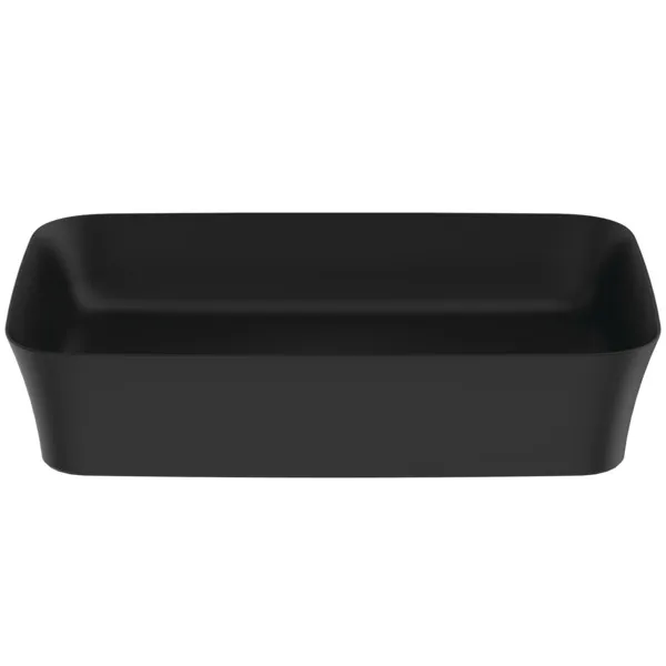 Waschbecken „Ipalyss“ 55 × 38 × 12,5 cm in Schwarz Matt