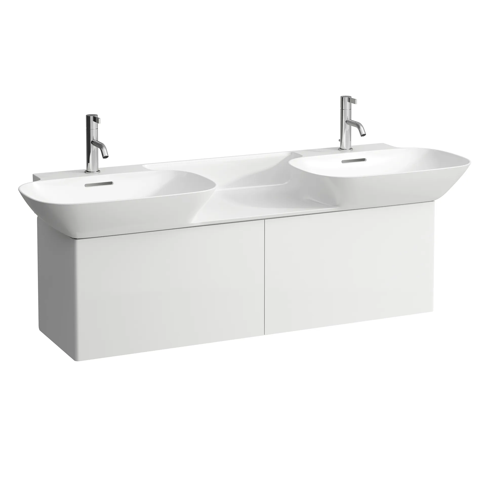 Laufen Waschtischunterbau „INO“ 350 × 355 × 1170 mm Weiß matt