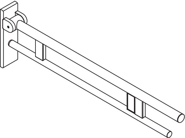 HEWI Stützklappgriff „System 900“