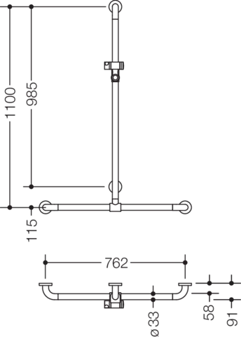 HEWI Haltegriff „Serie 801“