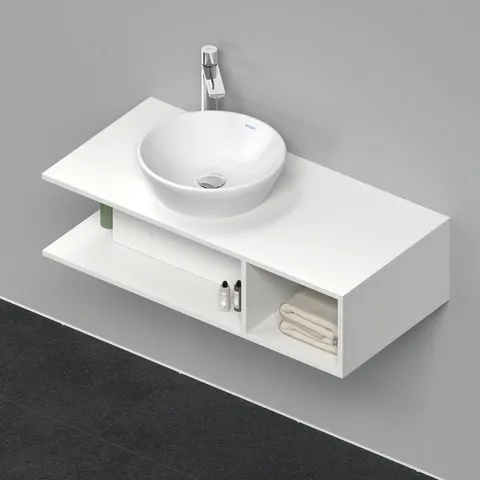 Duravit Waschtischunterschrank wandhängend „D-Neo“ 100 × 26 × 48 cm Weiß Matt