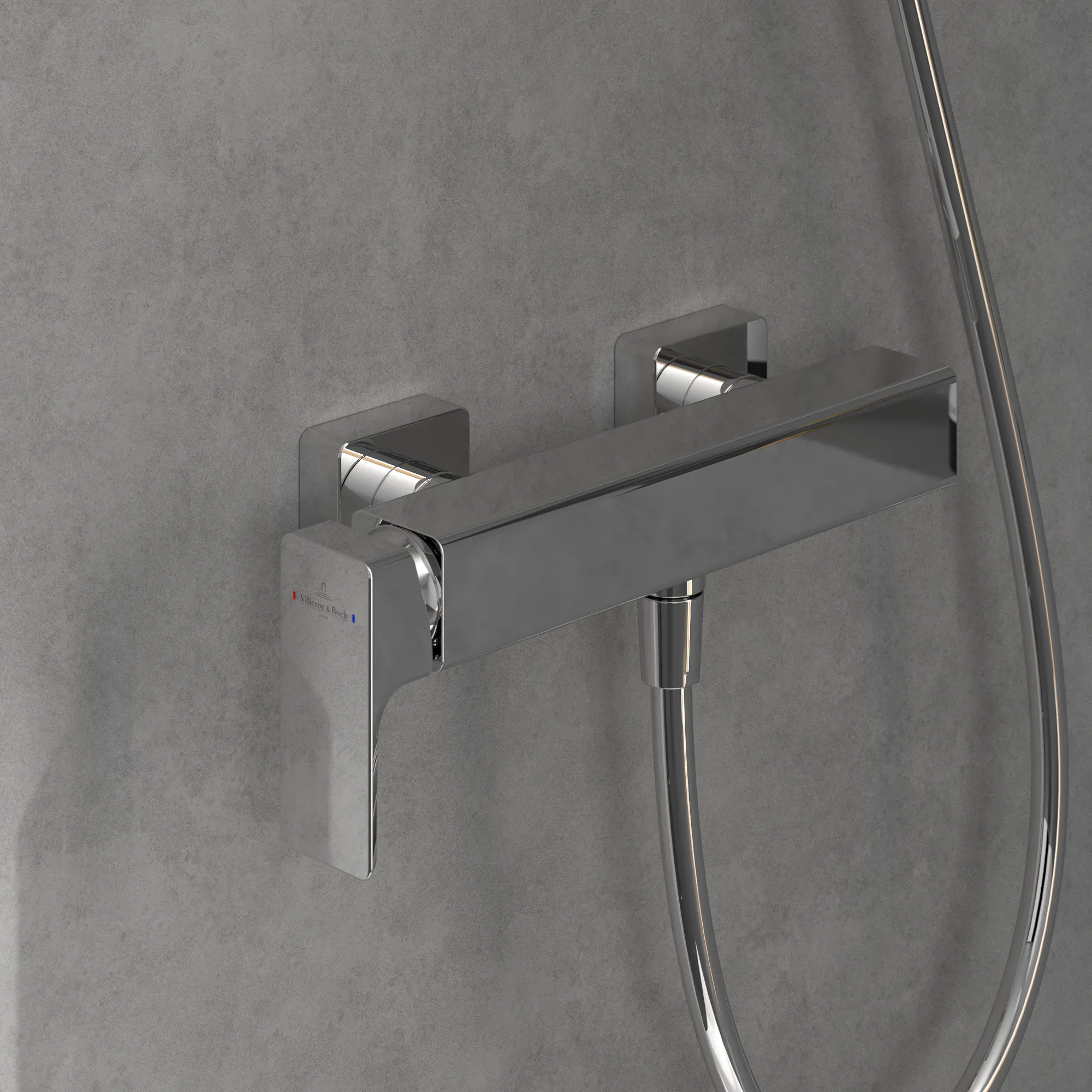 Villeroy & Boch Subway 3.0 Einhebel-Duscharmatur TVS112001000, 281 x 98 x 43 mm, Chrom Villeroy & Boch Subway 3.0 Einhebel-Duscharmatur TVS112001000, 281 x 98 x 43 mm, Chrom