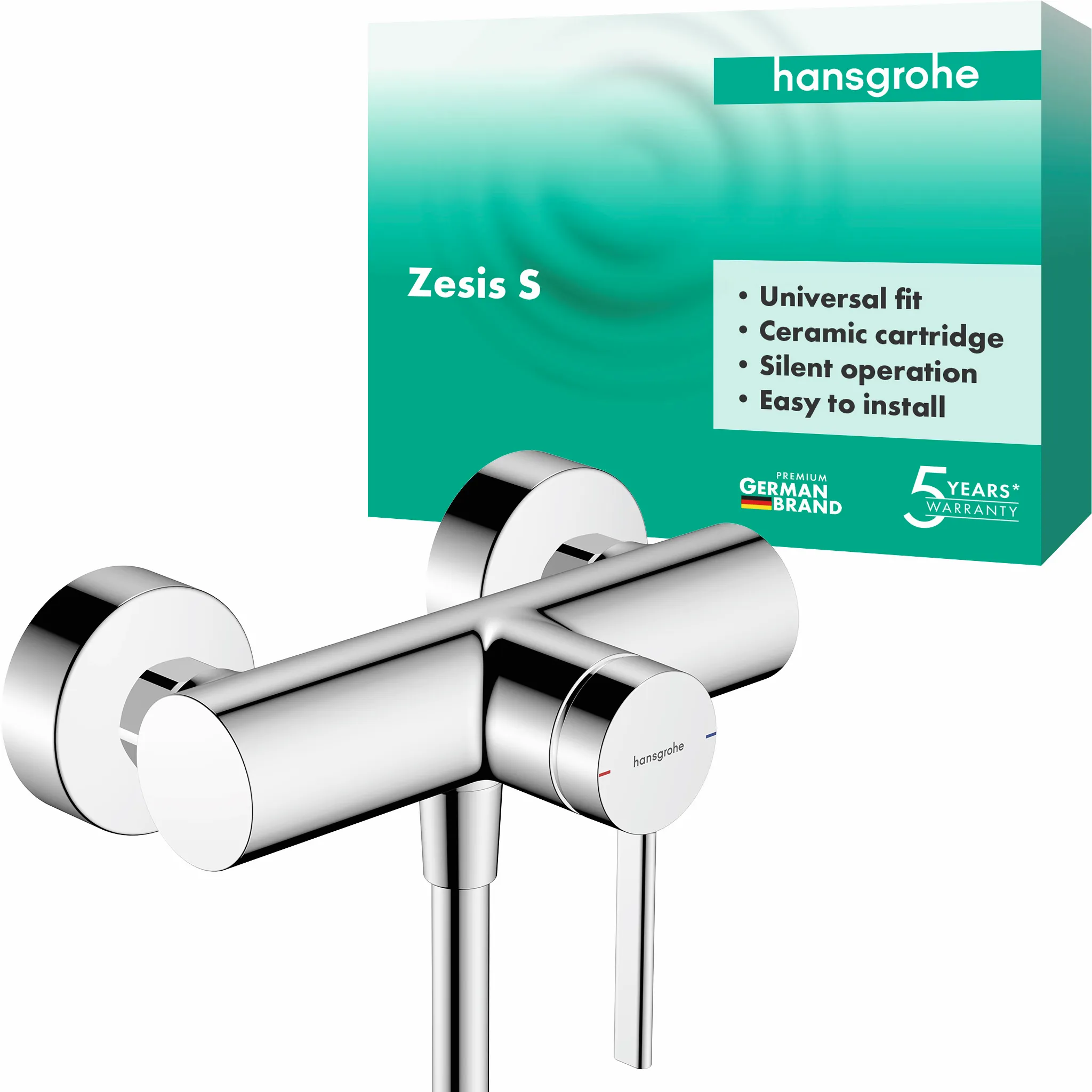 Hansgrohe Zesis S Einhebel-Brausemischer Aufputz, Chrom Hansgrohe Zesis S Einhebel-Brausemischer Aufputz, Chrom