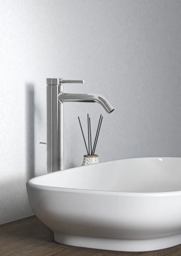 Ideal Standard Waschtischarmatur Ceraline Nuovo Ausladung 135mm verlängerter Sockel mit Ablaufgarnitur BlueStart Chrom Ideal Standard Waschtischarmatur Ceraline Nuovo Ausladung 135mm verlängerter Sockel mit Ablaufgarnitur BlueStart Chrom