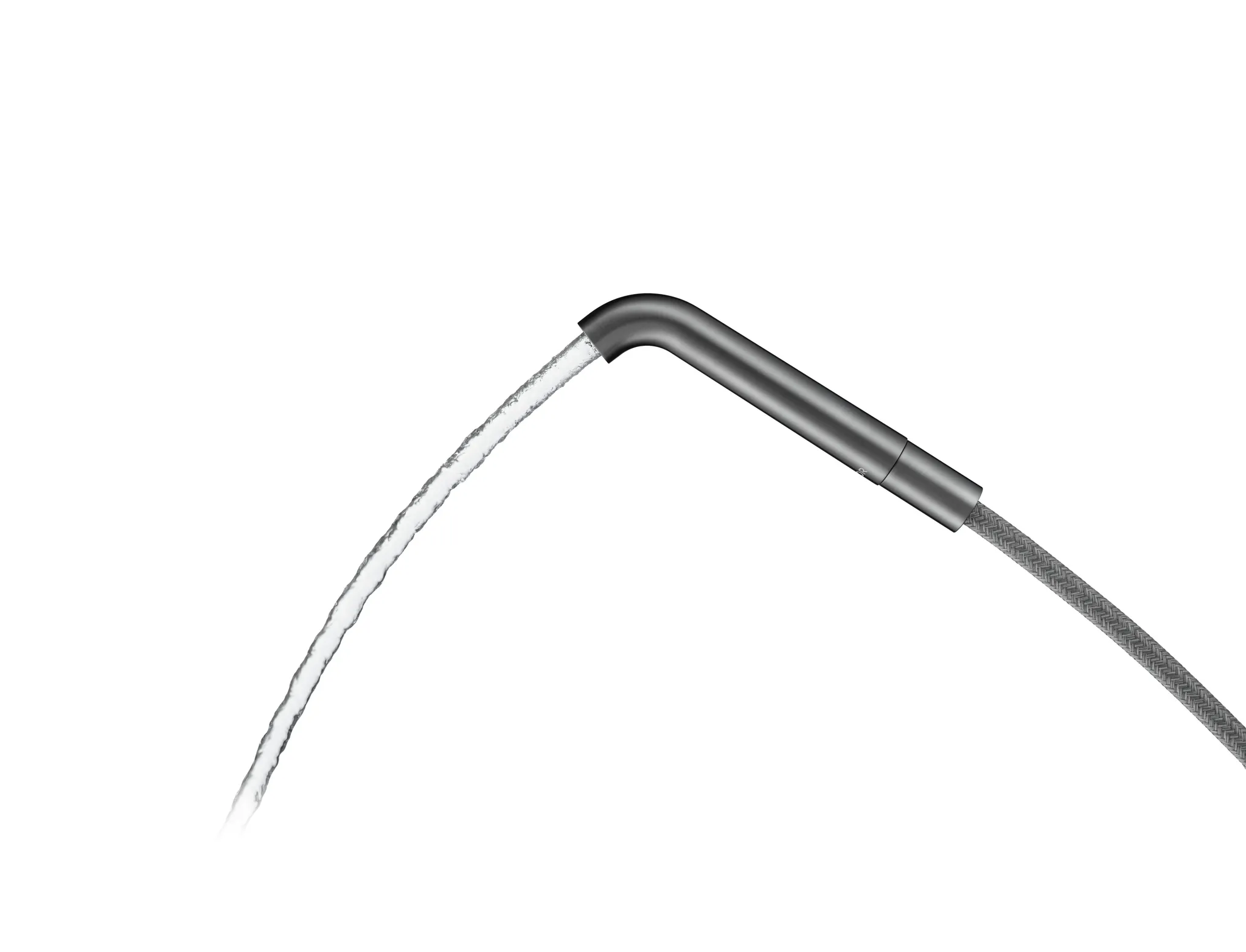 Hansgrohe AXOR One Gießrohr Kneipp, Brushed Black Chrome – Laminarstrahl mit Strahlformer, max. Durchfluss 13 l/min bei 3 bar, für Kaltwasseranschluss und Durchlauferhitzer geeignet