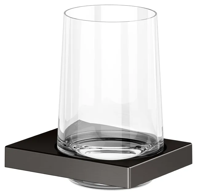 Edition 11 Glashalter Titanschwarz gebürstet