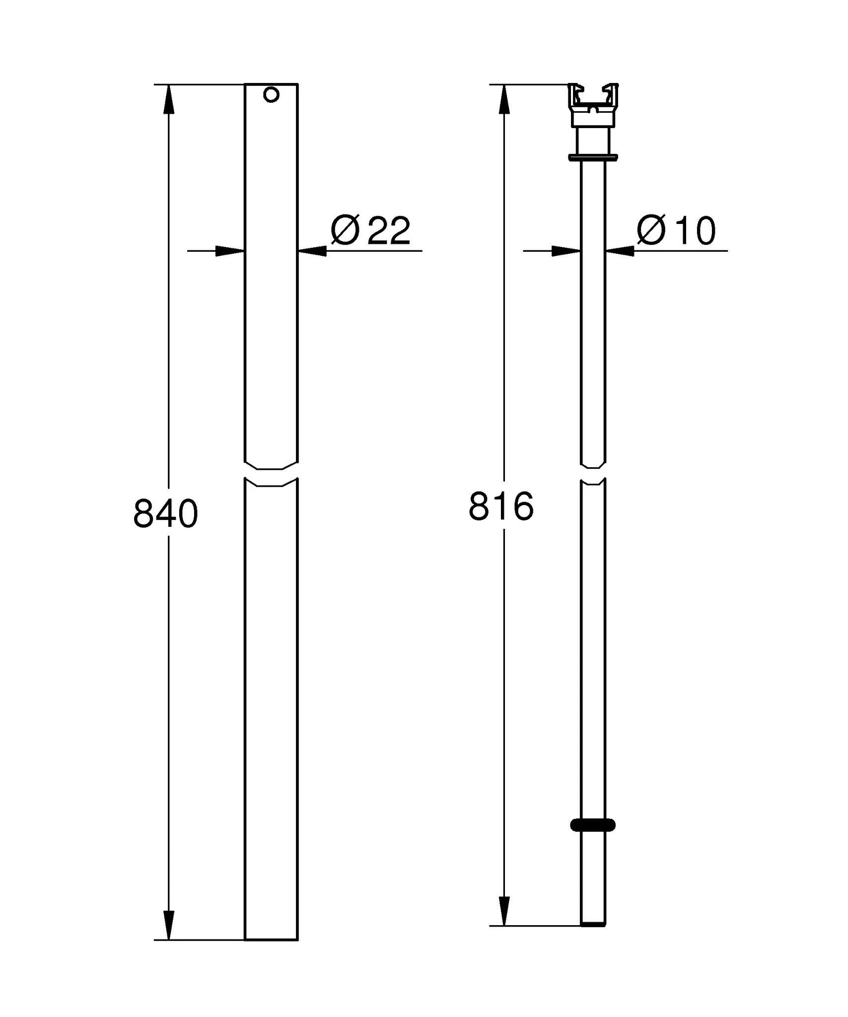 Ersatzrohr 48515, für Duschsysteme, 15 cm kürzer als Originalrohr, für alle Rainshower/Euphoria Duschsysteme, außer bei Euphoria SmartControl, nicht für Systeme mit Seitenbrausen, nicht für Flex Duschsysteme mit Umstellung, chrom Ersatzrohr 48515, für Duschsysteme, 15 cm kürzer als Originalrohr, für alle Rainshower/Euphoria Duschsysteme, außer bei Euphoria SmartControl, nicht für Systeme mit Seitenbrausen, nicht für Flex Duschsysteme mit Umstellung, chrom
