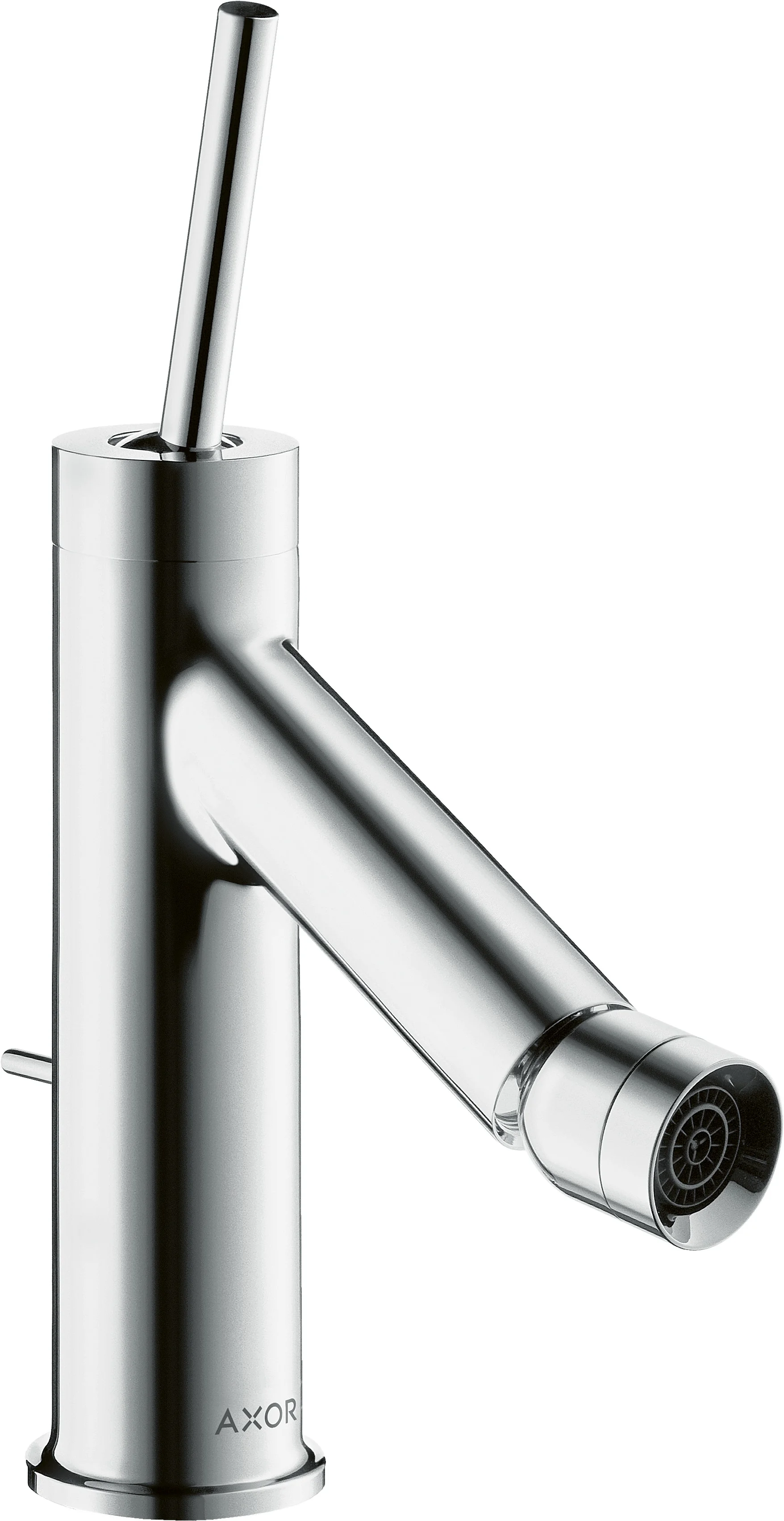 Hansgrohe AXOR Starck Bidetmischer chrom, Einhebel-Bidetmischer mit Kugelgelenk-Luftsprudler, Ausladung 111 mm, Auslaufhöhe 59 mm Hansgrohe AXOR Starck Bidetmischer chrom, Einhebel-Bidetmischer mit Kugelgelenk-Luftsprudler, Ausladung 111 mm, Auslaufhöhe 59 mm