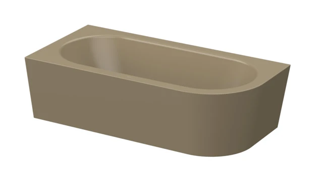 Bette BetteSilhouette Badewanne 2-Sitzer, Eck, Hazel, 1950x950x420 mm, Randhöhe 575 mm