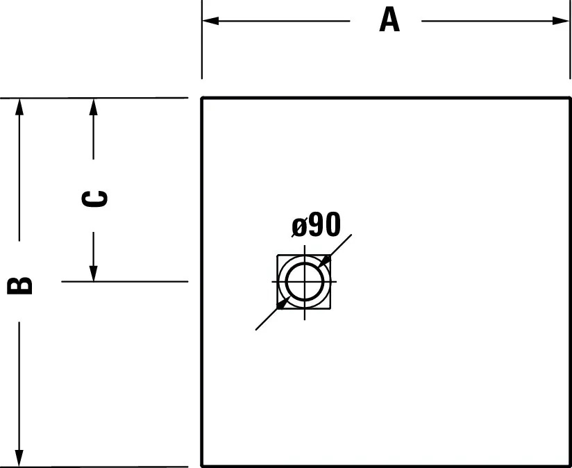 Duravit quadrat Duschwanne „Sustano“ 120 × 120 cm in Greige Matt Duravit quadrat Duschwanne „Sustano“ 120 × 120 cm in Greige Matt
