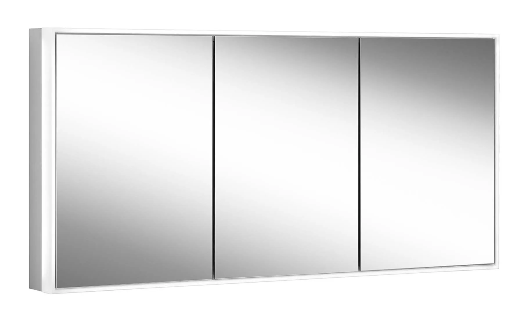 Schneider Spiegelschrank PLU1 150/3/GT/HCL – Schwarz Matt mit verspiegelter Rückwand, LED-Beleuchtung (2000–6500 K), Human Centric Lighting Schneider Spiegelschrank PLU1 150/3/GT/HCL – Schwarz Matt mit verspiegelter Rückwand, LED-Beleuchtung (2000–6500 K), Human Centric Lighting