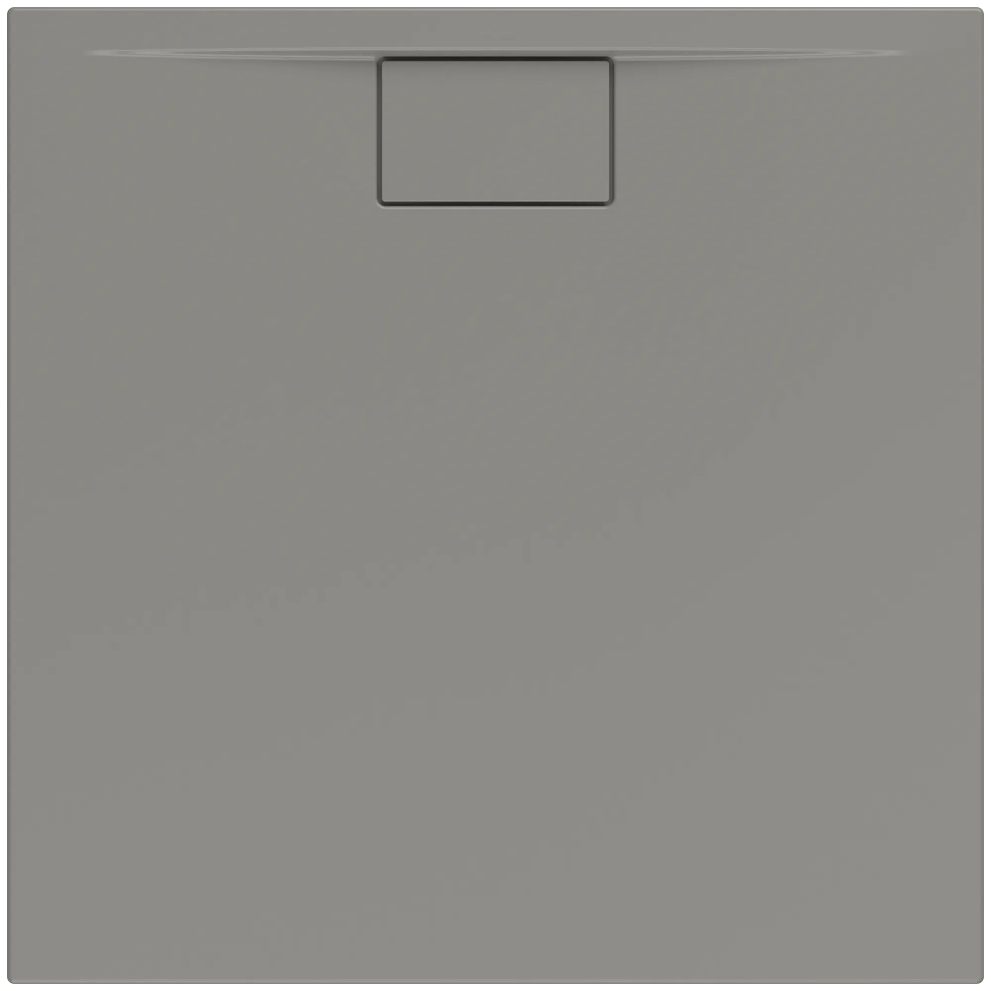 Villeroy & Boch rechteck Duschwanne „Architectura MetalRim“ 100 × 90 cm ohne Oberflächenbeschichtung, in Brown