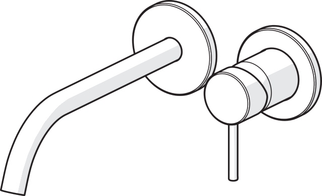 HansaPUBLIC Waschtischarmatur Hansastela 2021 Einhebelmischer Fertigmontageset für Waschtischbatterie 5793 Rosette rund Ausladung 225 mm Chrom HansaPUBLIC Waschtischarmatur Hansastela 2021 Einhebelmischer Fertigmontageset für Waschtischbatterie 5793 Rosette rund Ausladung 225 mm Chrom
