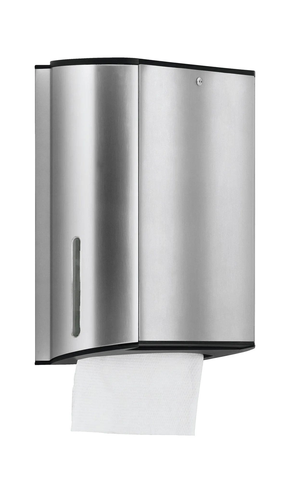 KEUCO PLAN Papiertuchspender Edelstahl-finish / schwarz