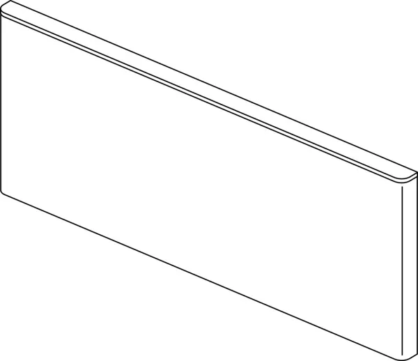 Ideal Standard Adapto Auszugsfront für Waschtischunterschrank, Anthrazit matt lackiert, 610 mm Breite