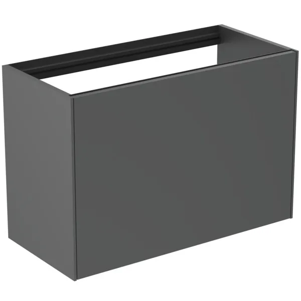 Ideal Standard Waschtischunterschrank „Conca“ 80 × 54 × 37,3 cm Anthrazit matt lackiert Ideal Standard Waschtischunterschrank „Conca“ 80 × 54 × 37,3 cm Anthrazit matt lackiert