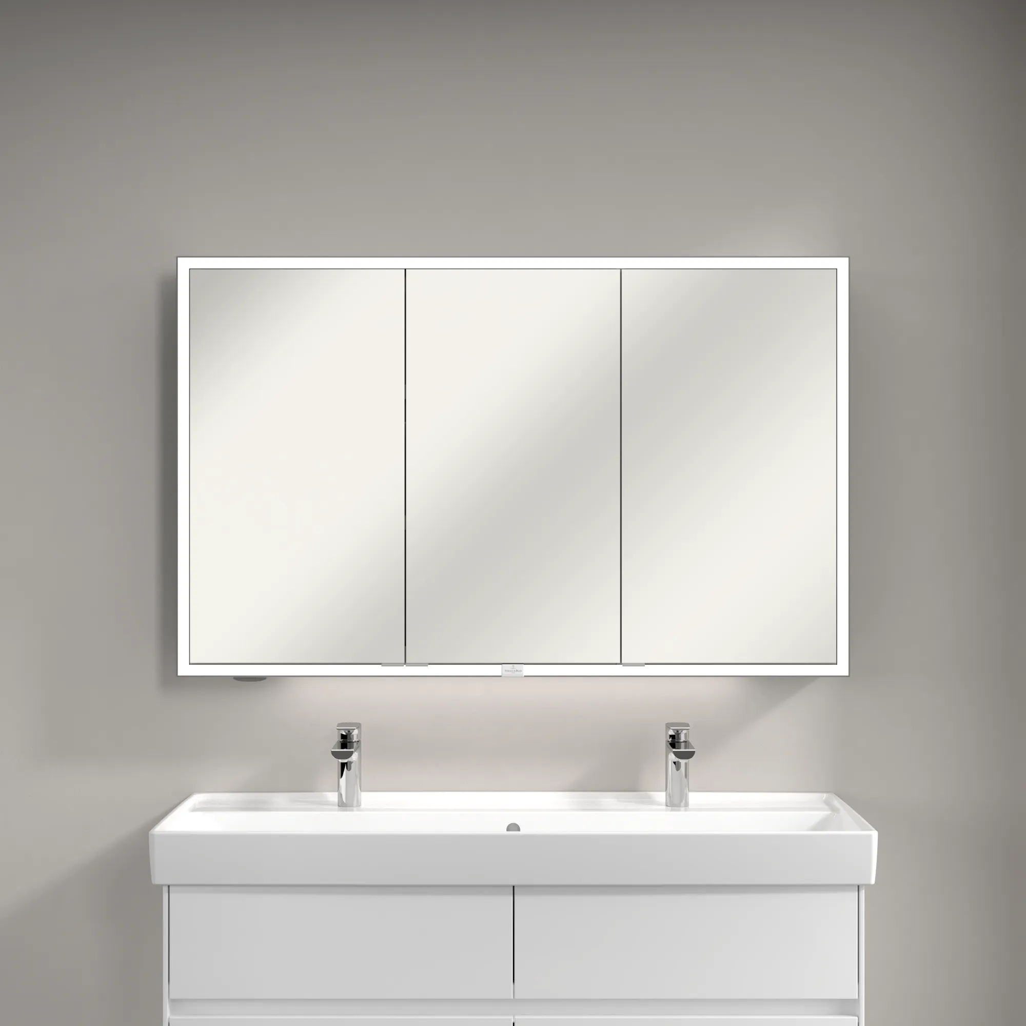 Villeroy & Boch Aufputz-Spiegelschrank My View Now, 1200x750 mm, glänzend, mit Beleuchtung und SoftClosing
