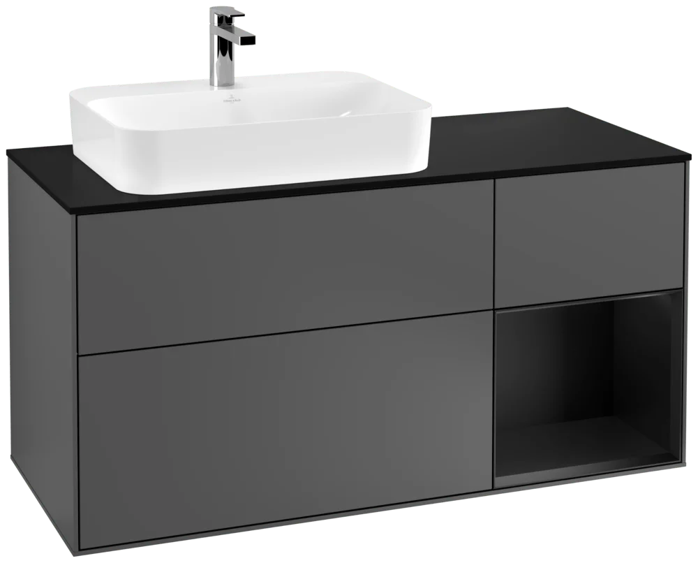 Villeroy & Boch Finion Waschbeckenunterschrank F40 1200x603x501mm anthrazit Villeroy & Boch Finion Waschbeckenunterschrank F40 1200x603x501mm anthrazit