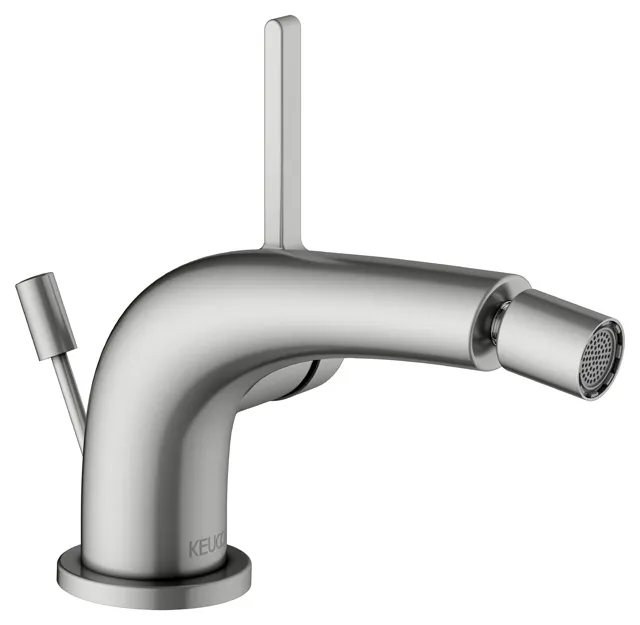 Edition 400 Einhebel-Bidetmischer Edelstahl-finish