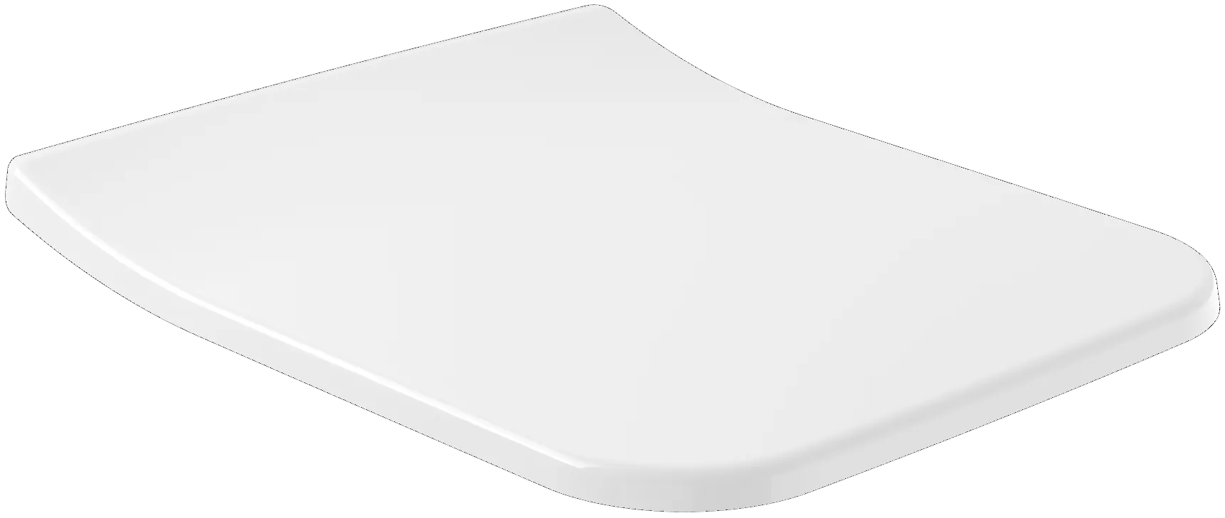 Villeroy & Boch WC-Sitz SlimSeat „Architectura“ 37,9 × 45,4 × 4,9 cm in Weiß Alpin, Quick Release, Soft Closing, Scharniere Edelstahl Villeroy & Boch WC-Sitz SlimSeat „Architectura“ 37,9 × 45,4 × 4,9 cm in Weiß Alpin, Quick Release, Soft Closing, Scharniere Edelstahl