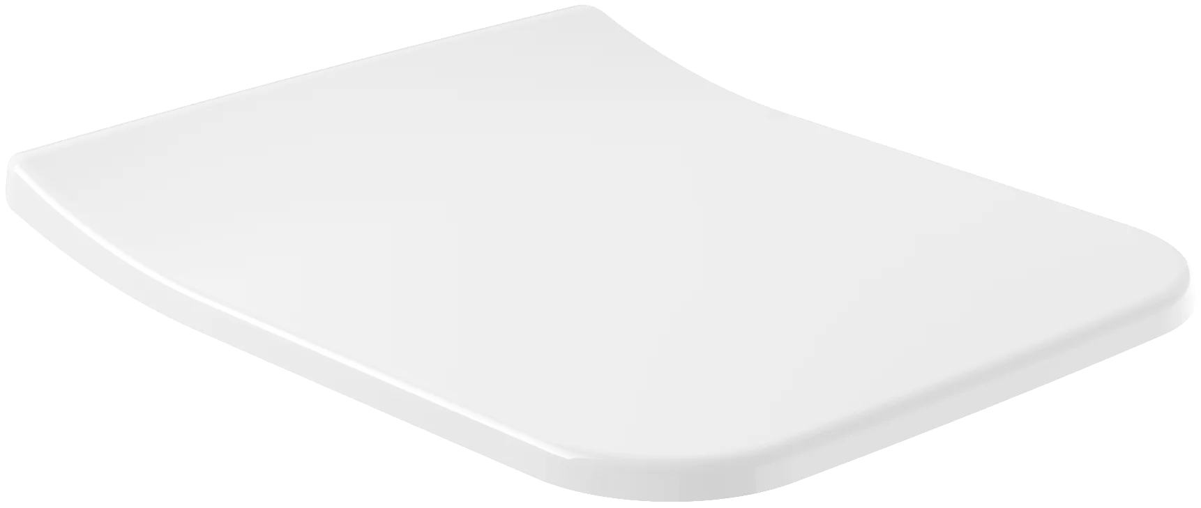 Villeroy & Boch Architectura WC-Sitz SlimSeat 9M81S1, oval, 379x454x49 mm, Weiß Alpin