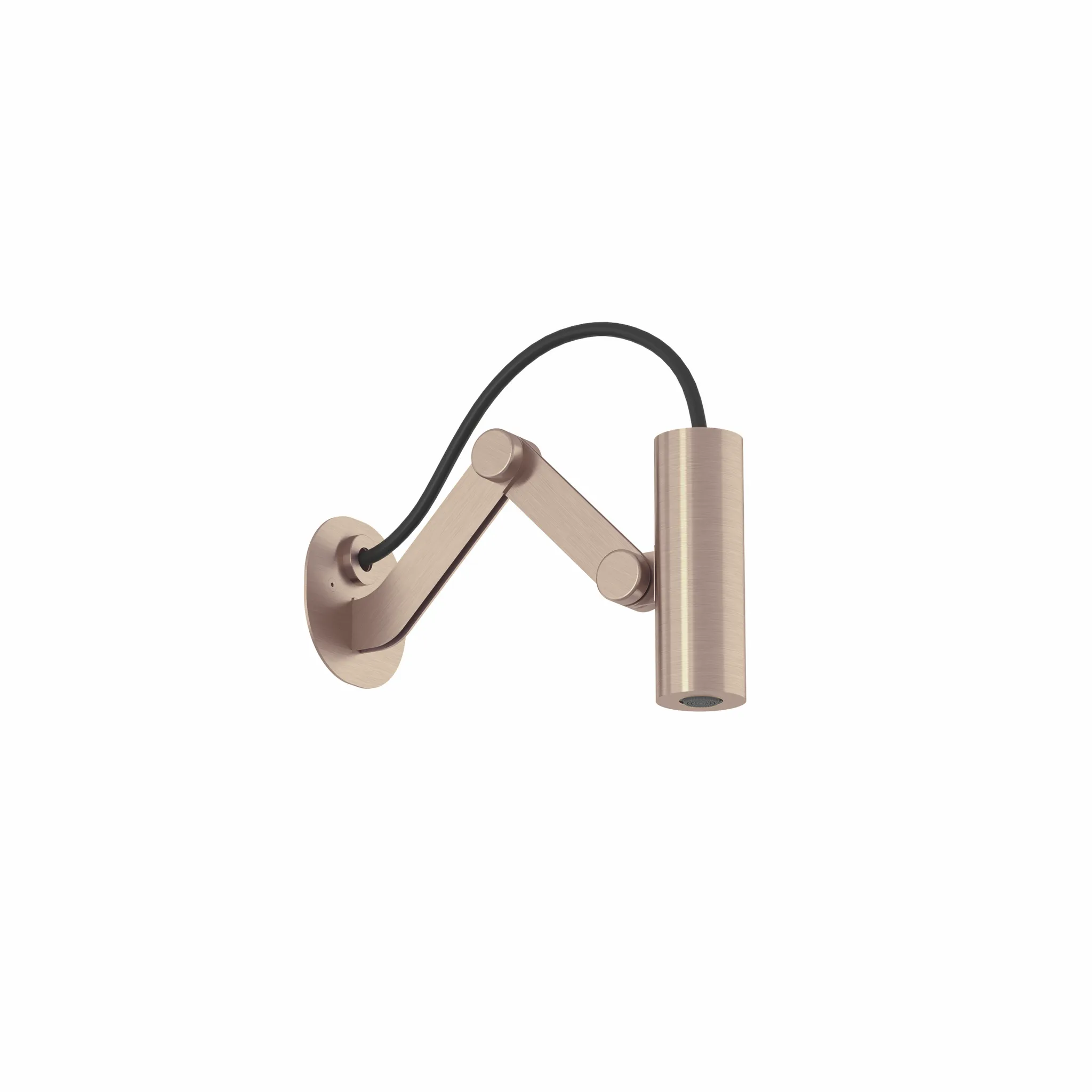 Kludi-ASANA Tubeflex Mini-Kopfbrause, verstellbare Wandmontage in Brushed Bronze, DN 15, max. Ausladung 270 mm Kludi-ASANA Tubeflex Mini-Kopfbrause, verstellbare Wandmontage in Brushed Bronze, DN 15, max. Ausladung 270 mm