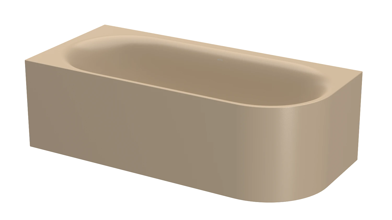 Bette oval Badewanne „BetteLux Oval IV Silhouette“ 185 × 85 cm in Greige